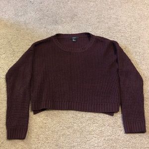 Cropped Knit Sweater